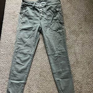 Green American Eagle Jeggings